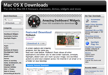 FlySketch as the featured download